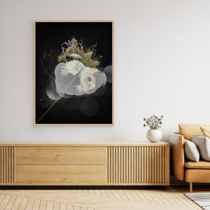 Dubbelexponering av näckrosblad - CANVAS