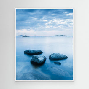 Klippor i havet vid Lilleby – Hisingen | Canvas