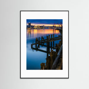 Skymning över Göta älv