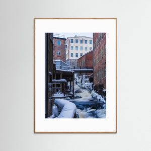Mölndal – Kvarnbyns vinterfall | Fine Art Print