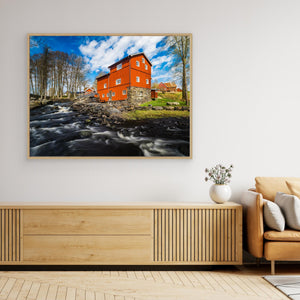 Lockö kvarn i Hyssna – Historisk kvarnmiljö vid Surtan | Canvas