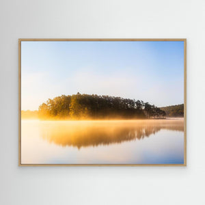 Gyllene dimma över Finnsjön - CANVAS