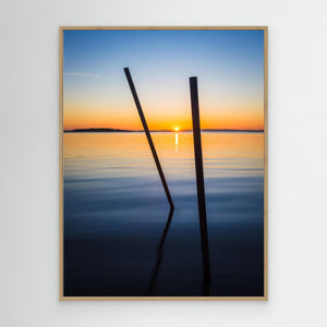 Solnedgång vid Stegerholmen – Göteborgs kust | Canvas