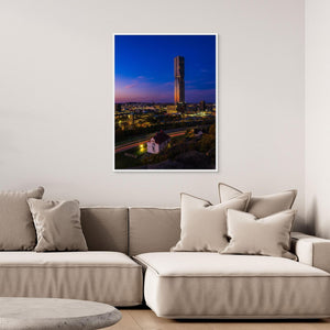 Gryning över Karlatornet – Göteborg | Canvas