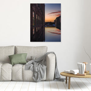 Mölndal – Spegling vid Götafors | Canvas