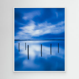 Blå kväll vid Vadholmen | Canvas