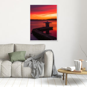 Glöd över Brottkärr - CANVAS