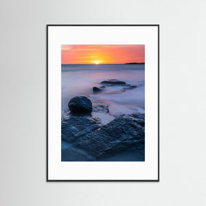 Stilla kväll vid havet – Åsa, Kungsbacka kommun | Fine Art Print