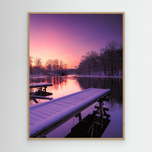 Vintergryning vid Ståloppet - CANVAS