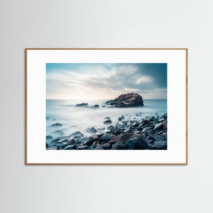 Klippor vid Kullaberg – Dramatiskt kustlandskap i Skåne | Fine Art Print 