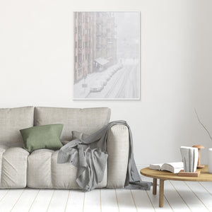 Snöstorm över Prinsgatan - CANVAS