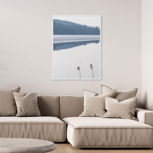 Minimalistiskt landskap vid Västra Ingsjön – Naturfoto | Canvas