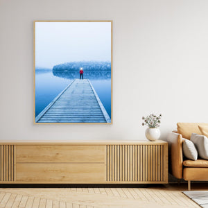 I frostens stillhet vid Kåsjön - CANVAS