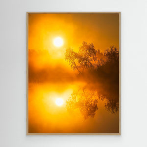 Soluppgång över Messmörtjärn - CANVAS