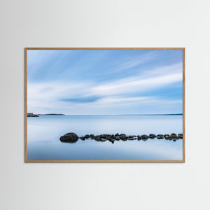 Minimalistisk kust vid Frillesås