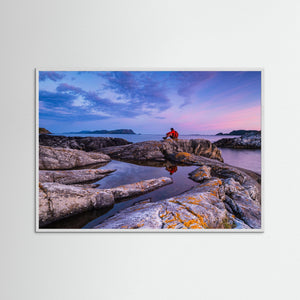 Solnedgång vid Bremangerlandet – Vestland, Norge | Fine Art Print