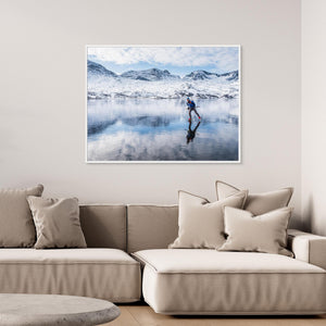 Långfärdsskridskor på Tovatna – fjällsjö i Norge | Canvas