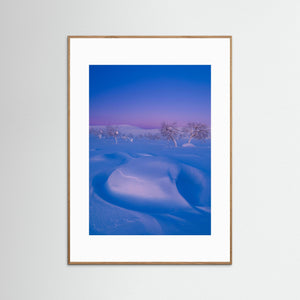 Snöformation i kvällsljus – Långfjället, Grövelsjöfjällen | Fine Art Print