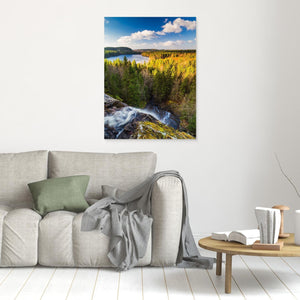 Fluxfallet i Herrljunga – vattenfall och utsikt | Canvas