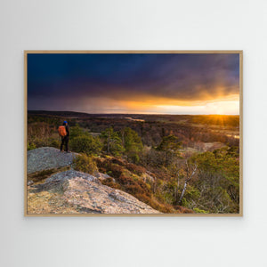 Solnedgång vid Göddered-Hakered naturreservat – Hisingen | Canvas