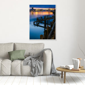 Skymning över Göta älv - CANVAS