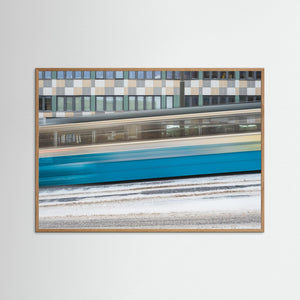 Spårvagn i rörelse Göteborg – Fotokonst från Stigbergsliden | Fine Art Print