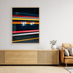 Ljusspår och Cykelpuls - CANVAS