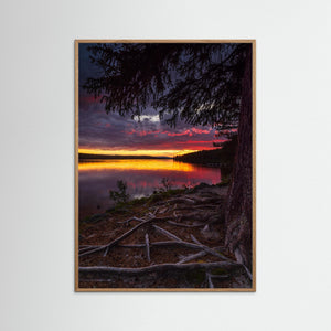 Solnedgång över Burusjön – Idre, norra Dalarna | Fine Art Print 