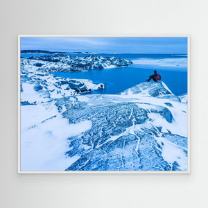 Vinter vid Smithska udden Göteborg – Hav, klippor och stillhet | Canvas