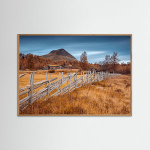 Storkläppvallen och Mittåkläppen i höstfärger – Härjedalen | Fine Art Print