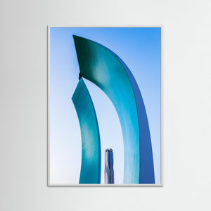 Karlatornet genom Di Eder sekvensen – Lindholmen Göteborg | Fine Art Print 