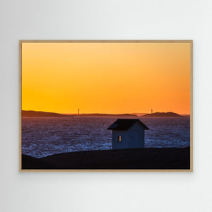 Stångehuvud, Lysekil – Fyrhuset i solnedgång | Canvas