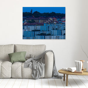 Masthugget och vattentornet i Slottsskogen – Göteborg | Canvas