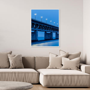 Öresundsbron – Blå timmen över bron mellan Sverige och Danmark - CANVAS