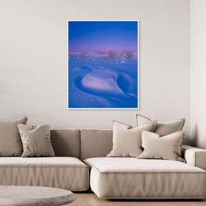 Snöformation i kvällsljus – Långfjället, Grövelsjöfjällen | Canvas