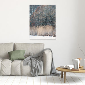 Vass i vinterlandskap Stora Amundön Göteborg – Fotokonst | Canvas