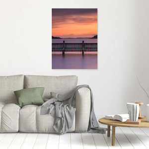 Solnedgång vid Billdal – Göteborgs skärgård - CANVAS