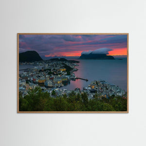 Solnedgång över Ålesund