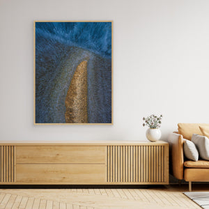 Ismönster på klippa – Smithska udden, Göteborg | Canvas