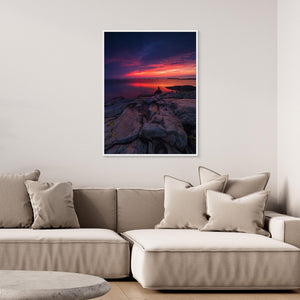 Kvällsro vid Vallda Sandö - CANVAS
