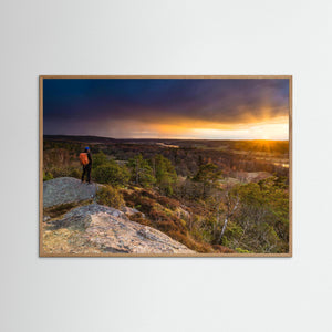 Solnedgång vid Göddered-Hakered naturreservat – Hisingen | Fine Art Print