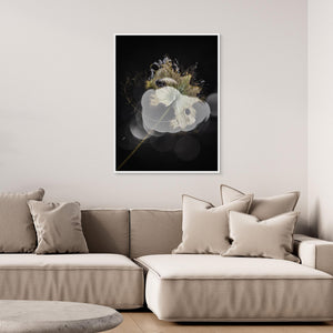 Dubbelexponering av näckrosblad - CANVAS