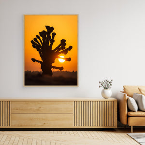 Soluppgång vid Stensjön – Hamlade lind i Mölndal | Canvas