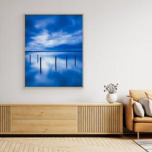 Blå kväll vid Vadholmen | Canvas
