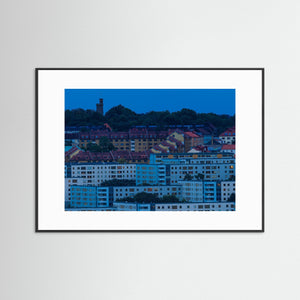 Masthugget och vattentornet i Slottsskogen – Göteborg | Fine Art Print