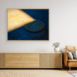 Reptamp i ljus och skugga – Lilla Bommen, Göteborg | Canvas