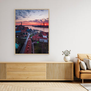 Klippan i solnedgång – Göteborg | Canvas