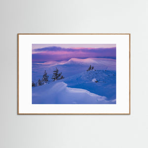 Vintermorgon i Grövelsjöfjällen – Långfjället och Salsfjellet | Fine Art Print