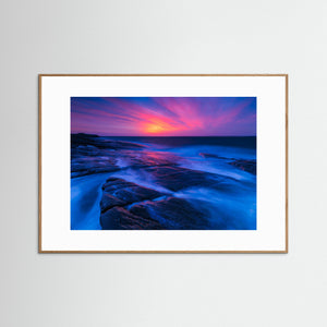 Solnedgång vid Näsbokrok naturreservat – Ölmanäshalvön, Halland | Fine Art Print