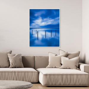 Blå kväll vid Vadholmen | Canvas